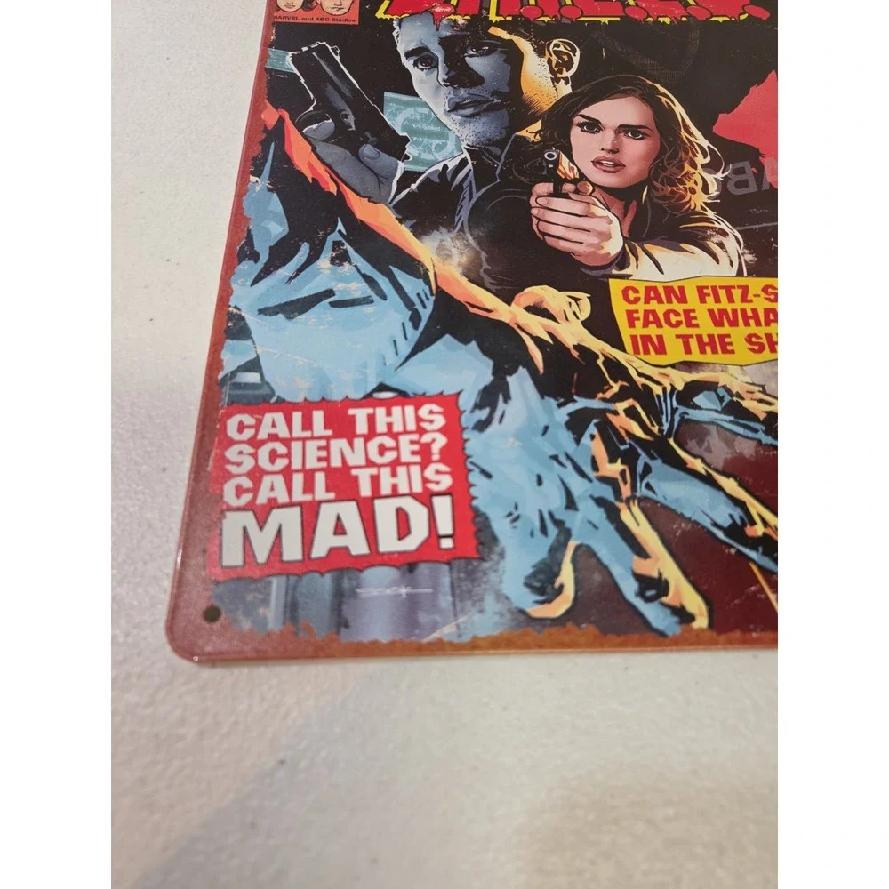 Agents of S.H.I.E.L.D.‎ Vintage Look Tin Poster Marvel Wall Art Home Decor